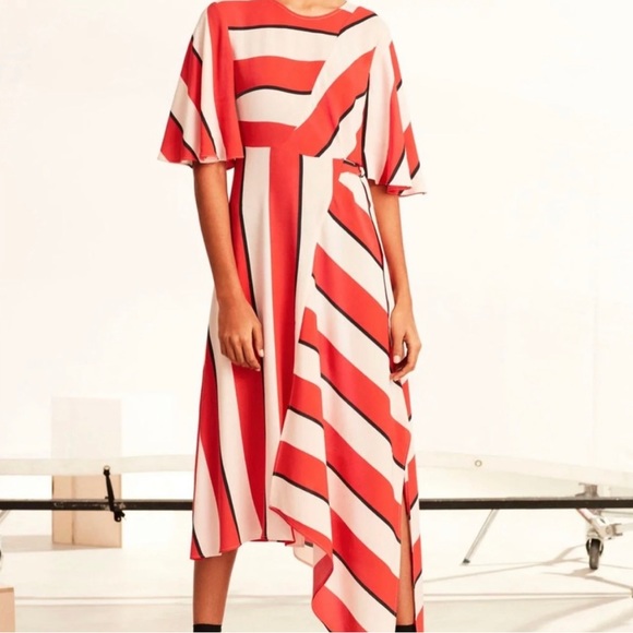 Topshop Striped Dress - Picture 2 of 9